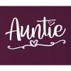 5X-Large Maroon Mens Auntie Heart Cute Fashion Aunt Gift Idea T-Shirt view 4