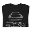 1978 Datsun 280z Vintage JDM Tuner Collector Car Short-Sleeve Unisex T-Shirt Black view 4
