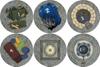 40K Neoprene Objective Markers - Sci Fi - Cracked Concrete view 1