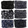 MOBEST Neck Gaiter Mask Face Scarf Bandana Tube Cover Headwear Balaclava Headband Headwrap for Men and Women (6-Black) view 1