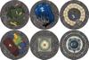 40K Neoprene Objective Markers - Sci Fi - Cobblestone view 1