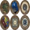 40K Neoprene Objective Markers - Sci Fi - Dirt view 1