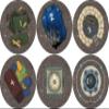 40K Neoprene Objective Markers - Sci Fi - Grunge view 1