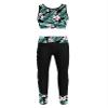Huimingda Kids Girls Bra Crop Top Athletic Leggings Two Pieces Set Dance Sports Outfits Yoga Fitness Workout Tracksuit Summer Lily Pink B 8 Years view 1