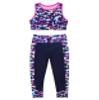 Huimingda Kids Girls Bra Crop Top Athletic Leggings Two Pieces Set Dance Sports Outfits Yoga Fitness Workout Tracksuit Rose_Red B 14 Years view 4