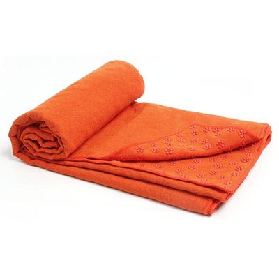 XLXL Non Slip Yoga Towel Pilates Blankets Fitness Sweat Absorbent Anti Skid Microfiber Exercise Pilates Training Yoga Mat Cover Towel (Orange)