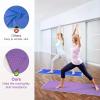 XLXL Non Slip Yoga Towel Pilates Blankets Fitness Sweat Absorbent Anti Skid Microfiber Exercise Pilates Training Yoga Mat Cover Towel (Orange) view 3