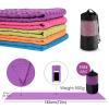 XLXL Non Slip Yoga Towel Pilates Blankets Fitness Sweat Absorbent Anti Skid Microfiber Exercise Pilates Training Yoga Mat Cover Towel (Orange) view 4