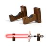 WANLIAN Lightsaber Horizontally Display Mount,Lightsaber Wall Mount, Wooden holder horizontally on the wall view 1