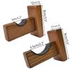 WANLIAN Lightsaber Horizontally Display Mount,Lightsaber Wall Mount, Wooden holder horizontally on the wall view 2