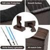 WANLIAN Lightsaber Horizontally Display Mount,Lightsaber Wall Mount, Wooden holder horizontally on the wall view 4