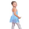 EQSJIU Toddler Ballet Leotard for Girls Camisole Solid Leotards Dance Skirts Kids Ballerina Dress Ballet Clothes, 9-10 Years, Blue view 4