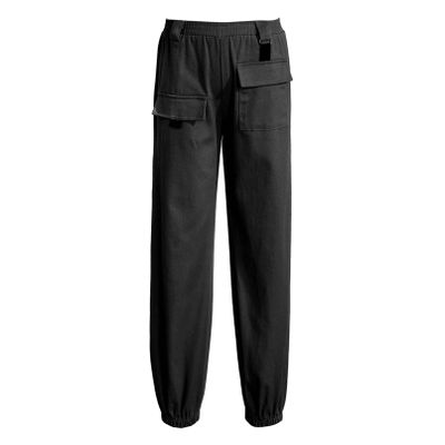 Jhaoyu Girls Cargo Joggers Sport Pants Elastic Waist Sweatpant Jogging Hiking Camping Athletic Trousers Summer Casual Pants Black 6 Years