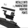 Monstrum Side Ammo Holder with Picatinny Scope Base for Remington 700 | Compatible with 243/308/7mm-08 | Extended Length Offset Scope Mount | 30 mm Diameter | Bundle view 4