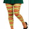 deladola Leg Wraps Elastic,Cross Strappy Leg Straps,Dancing Music Festivals Costume for Women (green) view 1