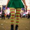 deladola Leg Wraps Elastic,Cross Strappy Leg Straps,Dancing Music Festivals Costume for Women (green) view 2