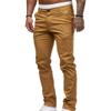 Ctreela Slim Fit Chino Pants for Mens Low-Rise Casual Pants Plain Flat Front Pants Skinny Khaki Pants Work Pants view 1