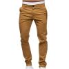 Ctreela Slim Fit Chino Pants for Mens Low-Rise Casual Pants Plain Flat Front Pants Skinny Khaki Pants Work Pants view 2