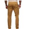 Ctreela Slim Fit Chino Pants for Mens Low-Rise Casual Pants Plain Flat Front Pants Skinny Khaki Pants Work Pants view 3