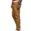 Ctreela Slim Fit Chino Pants for Mens Low-Rise Casual Pants Plain Flat Front Pants Skinny Khaki Pants Work Pants view 4