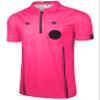 FitsT4 Sports Pro Soccer Referee Jersey Short Sleeve Ref Shirts New-Pink Small view 1