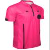 FitsT4 Sports Pro Soccer Referee Jersey Short Sleeve Ref Shirts New-Pink Medium view 3