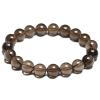 HZLXF1 Natural Smoky Quartz Bracelets Suitable for Women Men Bracelet Accessories (Gem Color : Beads 10mm, Length : 16cm 6.3inch) view 1