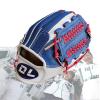 Cowhide Baseball Glove for Youth Adult,Professional Double Stitched Reinforced, Lightweight, Breathable,Blue Color Scheme,High School Baseball Right/Left Throw,11.5-13 Inch view 1