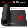 Crostice Bike Trainer Mat Compatible with Peloton Bike, for Treadmill & Row, THK 6mm, Under Mat Protect Hardwood Floor Carpet, Trainer Accessory for Indoor Stationary Exercise Bicycle view 3