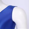 ACSUSS Womens Glossy Sleeveless High Cut Bodysuit One-Piece Swimsuit for Yoga Sports Fitness Swimming Blue X-Large view 4