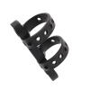 Micro Traders Bike Bottle Cage Mounting Base Cup Mounting Base Fits Most Stroller Drink Holder Silicone with Screw and Wrench Mountain Road Bike Accessories, Black, 93mm (ECSiNG_SP632) view 2