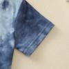 Aruzig Toddler Baby Boy Summer Outfits Tie Dye Short Sleeve T-Shirt and Shorts 2Pcs Clothes Set for Boys (Blue Tie-Dye, 18-24 Months) view 4