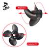Boatman 13x17 Aluminum Outboard Boat Propeller fit Mercury Engines 40-140 Hp,15 Spline Tooth,RH,4 Blade,OEM NO.48-8M8026590 view 2