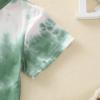 Aruzig Toddler Baby Boy Summer Outfits Tie Dye Short Sleeve T-Shirt and Shorts 2Pcs Clothes Set for Boys (Light Green Tie-Dye, 3-4T) view 4