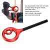 FILFEEL Figure, 9 Shape Upgrade 8 Descender Climbing Gear Downhill Equipment Easy Rigging Plate Aluminum Alloy Rigging Plate for Rock Climbing Belaying and Rappeling view 4