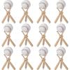 Mudder 12 Pack Baseball Stand Baseball Holders Balls Display Wooden Display Stand Holder Centerpieces for Tables for Sports Lover (Light Brown) view 1