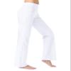 Keolorn Women's Bootcut Yoga Pants with Pockets High Waist Bootleg Yoga Workout Pants for Women(White, 5X-Large) view 2
