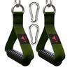 Vigoog Heavy Duty Gym Exercise Handles Attachment for Cable Machine,Resistance Band,Pulley System Home Fitness Workout Equipment, with Elastic Rubber Grip and 2 Large Carabiners view 1