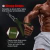 Vigoog Heavy Duty Gym Exercise Handles Attachment for Cable Machine,Resistance Band,Pulley System Home Fitness Workout Equipment, with Elastic Rubber Grip and 2 Large Carabiners view 3