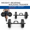DYK&NX 100cm Steel Farmers Walk Handles, Forearm Exerciser Weightlifting Workout(Pair), Increase The Strength in Your Forearm, for 2" Olympic Barbell view 4