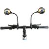 RYANGO Bike Mirror 2 Pack, Adjustable Bike Mirrors Handlebar Rearview Mirror, Acrylic Convex Round Bike Rear View Mirrors for Handlebars Mount, Bicycle Mirror For E-bike Scooter view 1