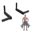 DYK&NX Portable Farmer Walk Handles, Compact Carry Handles, Strength Training Bars for Grip Strength & Body Building Workouts view 1