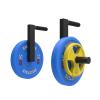 DYK&NX Portable Farmer Walk Handles, Compact Carry Handles, Strength Training Bars for Grip Strength & Body Building Workouts view 3