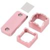 plplaaoo Small Billiard Cue Chalk Holder, Magnetic Pool Table Stick Chalk Box with Replacement Metal Patch & Belt Clips, Billiard Cue Chalk Box for Pool Snooker Sports Accessories, Pink, Pool cue view 1