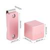 plplaaoo Small Billiard Cue Chalk Holder, Magnetic Pool Table Stick Chalk Box with Replacement Metal Patch & Belt Clips, Billiard Cue Chalk Box for Pool Snooker Sports Accessories, Pink, Pool cue view 3