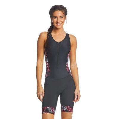 CYTSH Triathlon Set Women's Cycling Jersey Suit Skinsuit Jumpsuit Gel Pad Pocket Quick-Drying Slimming For Running Cycling (Color : 05, Size : XXX-Large)