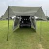 Vilemoon Car Awning Sun Shelter Camping SUV Rear Tent, Portable Waterproof Roof Top Tent Car Canopy with Mosquito Net for SUV Minivan Hatchback Camping Outdoor Travel view 2