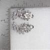 Faship Gorgeous Clear CZ Crystal Clip Ons Earrings - Clear view 4