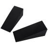 Chenfly Slant Board, Stretcher Wedge for Calf and Ankle Stretch, Non Slip Stretch Board Home Office, Additional Side Handle Portability, Black 15 X 6 X 5 Cm (1 Pair) view 1