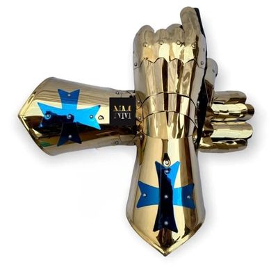Medieval Gauntlets Armor Functional Finger Armour Cosplay LARP Reenactment